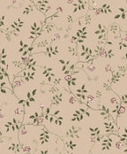 Henny wallpaper by Sandberg in Beige, flat roll swatch