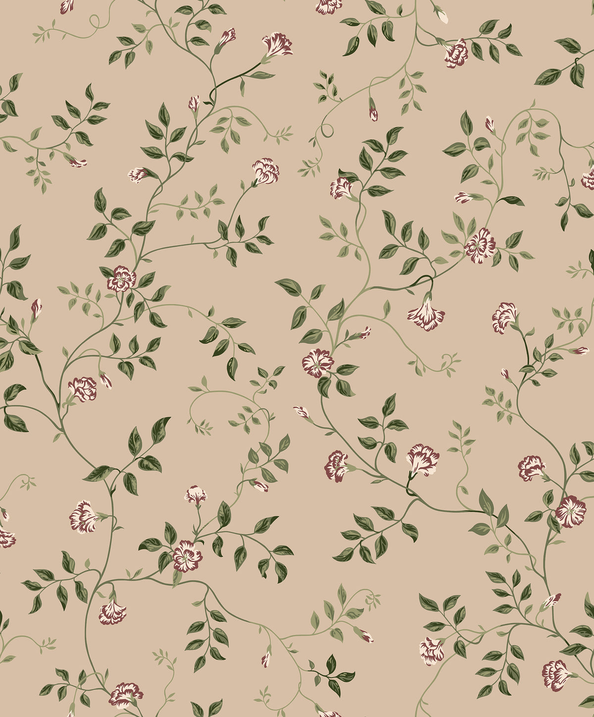 Henny wallpaper by Sandberg in Beige, flat roll swatch