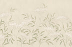 Emmalisa wall mural by Sandberg in Sandstone, flat swatch showing the repeat