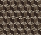 Chiara wallpaper by Sandberg – geometric design, Brown