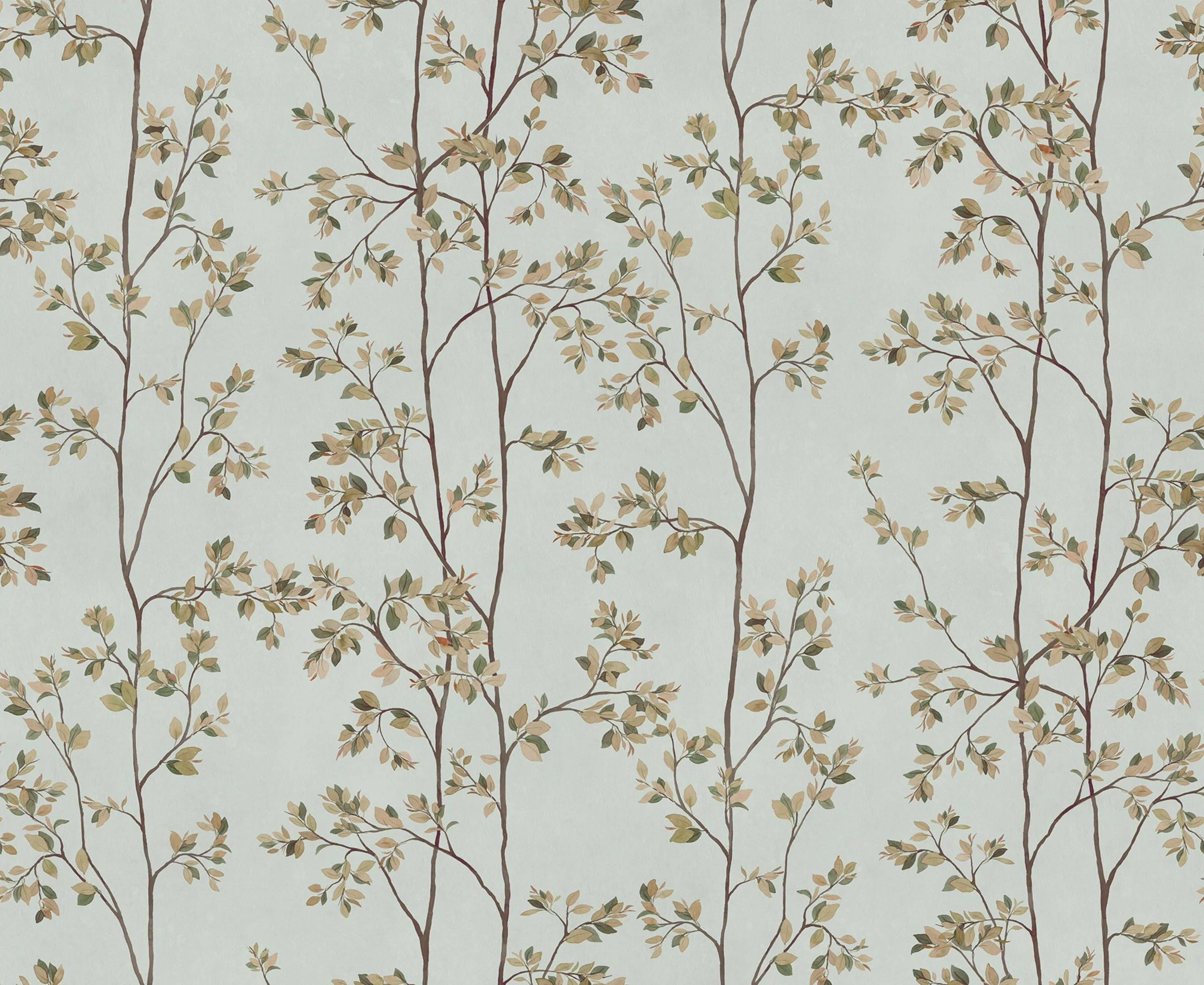 Laura wallpaper by Sandberg – botanical design, Light Blue – flat swatch showing the repeat, view 5
