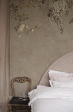 Nico wall mural by Sandberg – botanical design, Beige – styled in a room setting, view 2