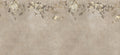 Nico wall mural by Sandberg – botanical design, Beige – flat swatch showing the repeat