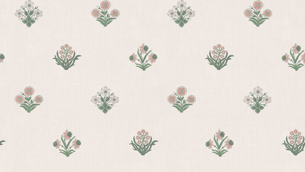 Amy Pink wallpaper by Sandberg – floral design