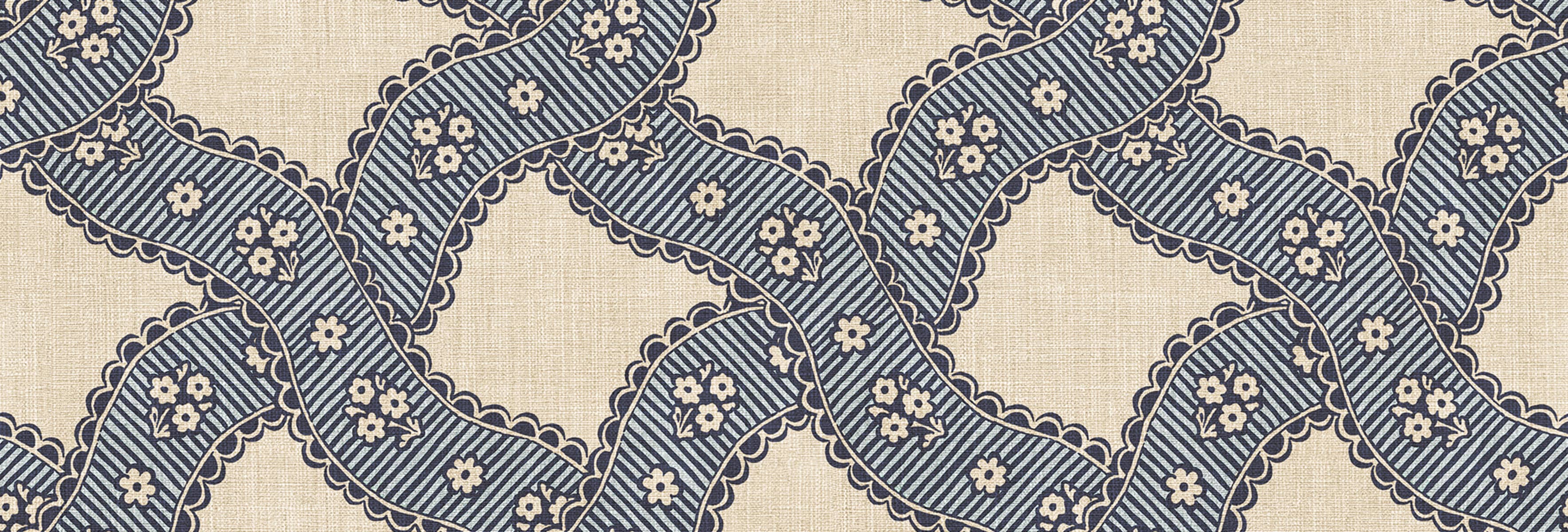 Annie Blue wallpaper by Sandberg – geometric design