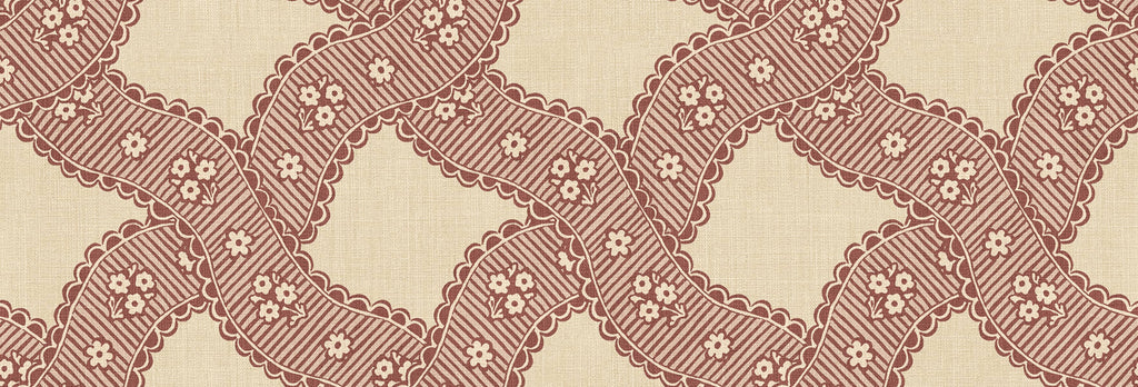 Annie Red wallpaper by Sandberg – geometric design