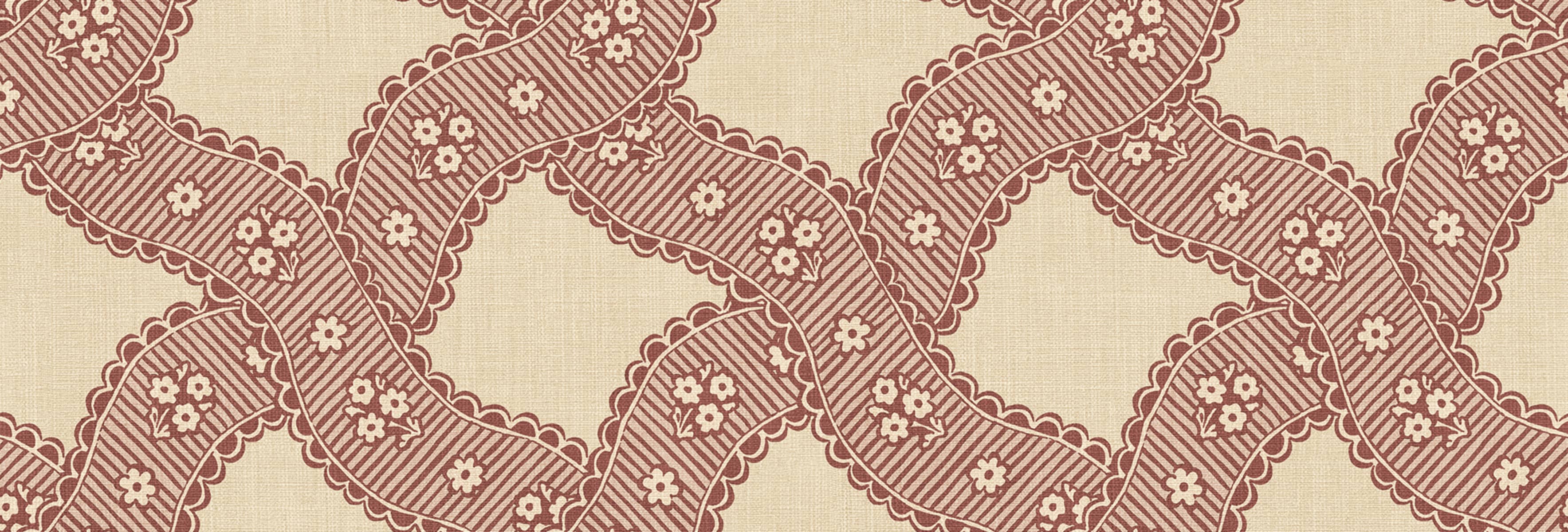 Annie Red wallpaper by Sandberg – geometric design
