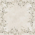 Luca Square wall mural by Sandberg – floral design, Beige – Sand – flat swatch showing the repeat, view 3