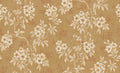 Vera wallpaper by Sandberg – floral design, Yellow – flat swatch showing the repeat, view 4