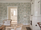 Vinnie Mural wall mural by Sandberg – botanical design, Sage Green