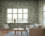 Vinnie Mural wall mural by Sandberg – botanical design, Green