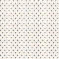 Elise wallpaper by Sandberg in Blue – tiny four-petal ditsy flowers, soft blue on cream, flat swatch
