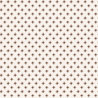 Elise wallpaper by Sandberg in Brown – tiny four-petal ditsy flowers on cream, flat swatch