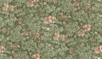 Tyra wallpaper by Sandberg in Forest Green, flat swatch showing the repeat