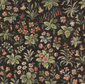 Ania wallpaper by Sandberg in Charcoal, flat swatch showing the repeat