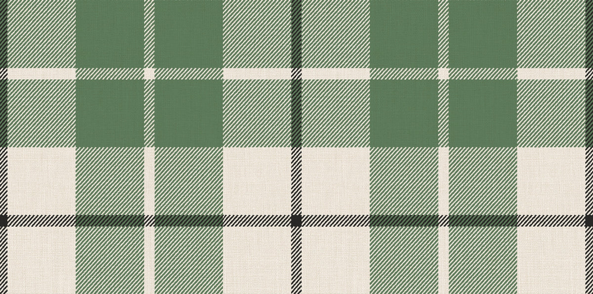 Ranold wallpaper by Sandberg – Green – Forest Green colourway – styled in a room setting, view 4