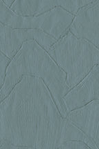 Shards wallpaper by Arte in Teal (Petrol) – flat swatch of the plaster shard pattern