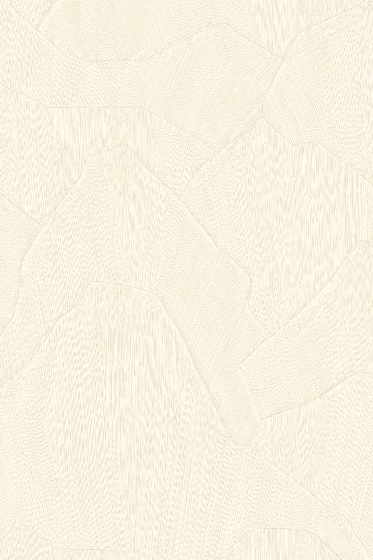 Shards wallpaper by Arte in White (Opal) – flat swatch of the plaster shard pattern
