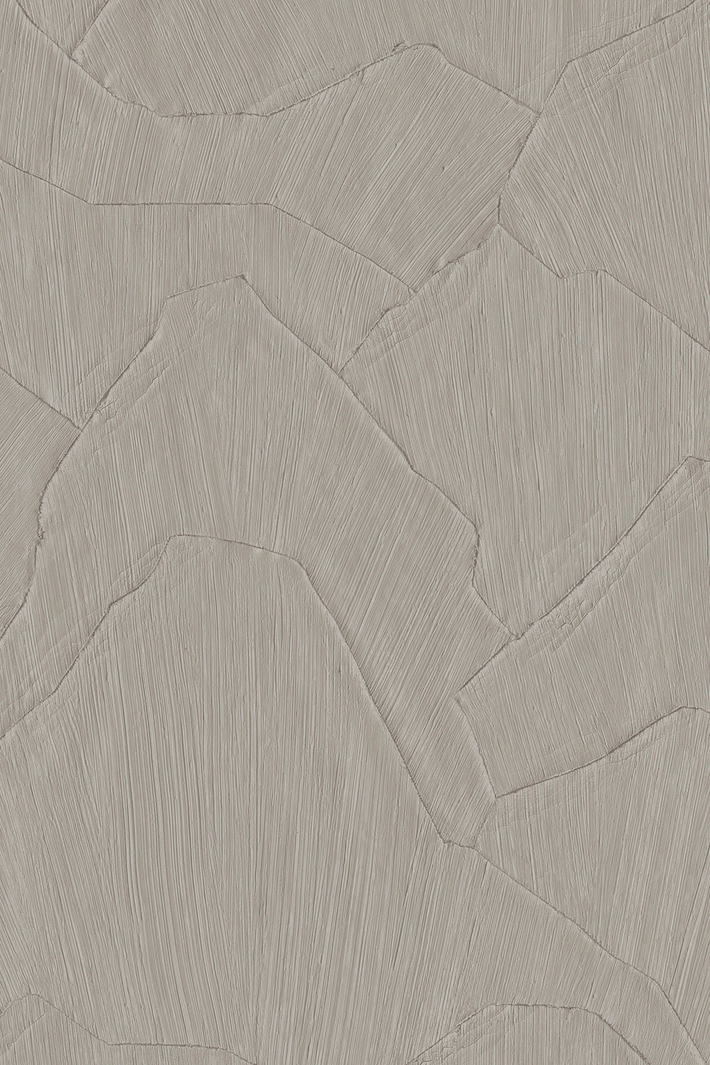 Shards wallpaper by Arte in Grey (Smoke) – flat swatch of the plaster shard pattern