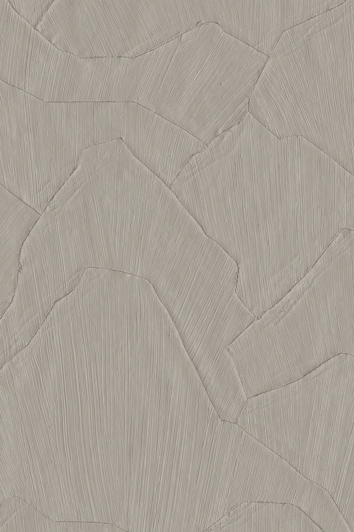 Shards wallpaper by Arte in Grey (Smoke) – flat swatch of the plaster shard pattern