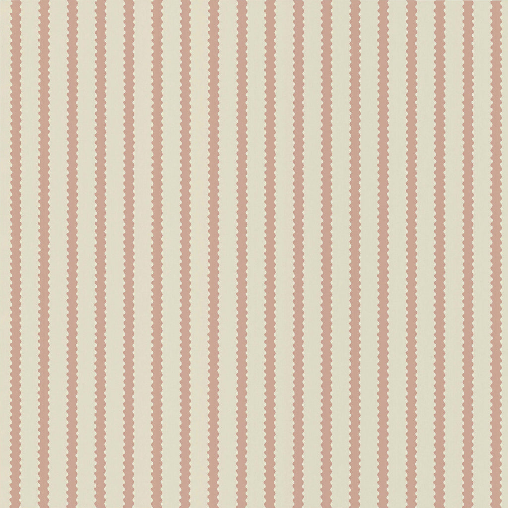 Stitched Stripe wallpaper by Langelid/von Bromssen - stripe design in Pink