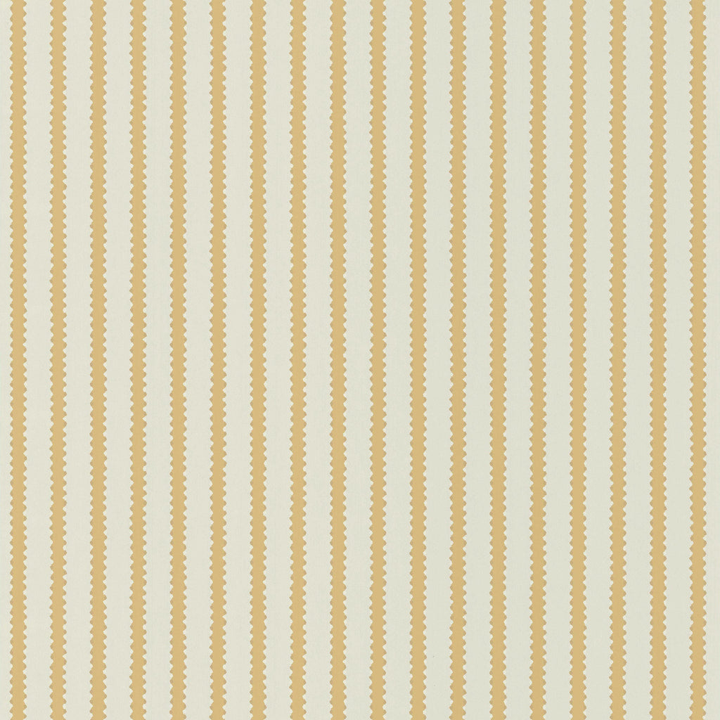 Stitched Stripe wallpaper by Langelid/von Bromssen - stripe design in Yellow