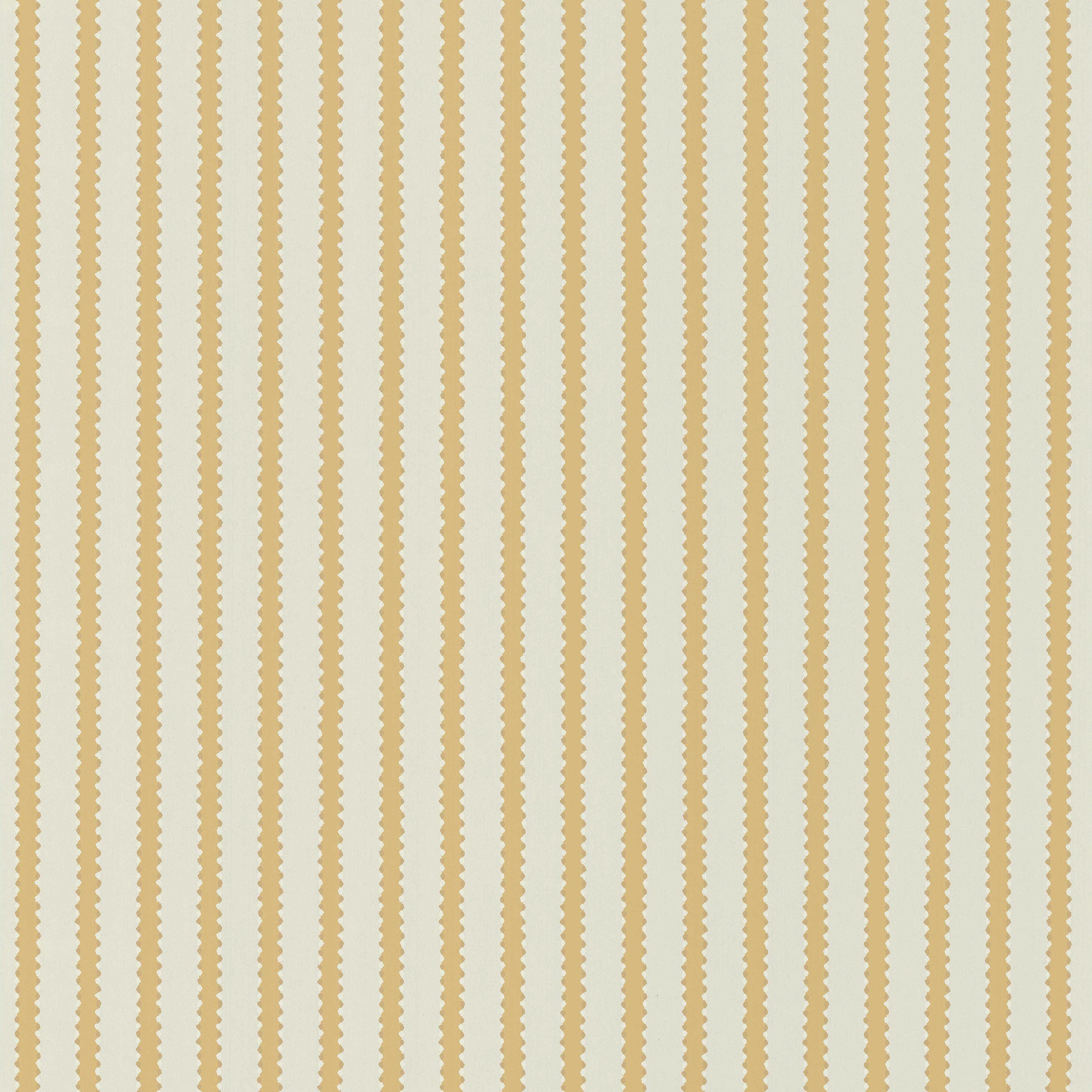 Stitched Stripe wallpaper by Langelid/von Bromssen - stripe design in Yellow
