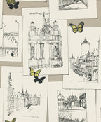 The Butterfly Effect wallpaper by Langelid/von Bromssen - animals design in Yellow
