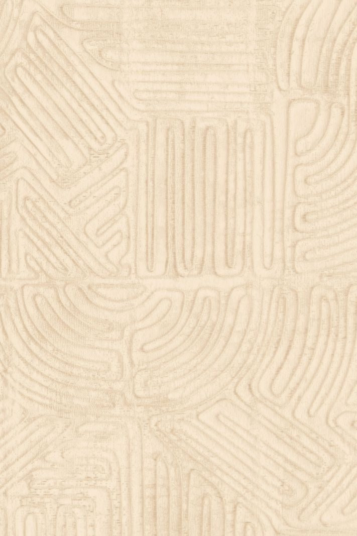 Tamba wallpaper by Arte in Beige – Sand – flat swatch of the rope geometric pattern