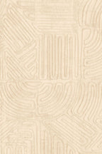 Tamba wallpaper by Arte in Beige – Sand – flat swatch of the rope geometric pattern