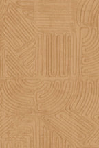 Tamba wallpaper by Arte in Orange (Clay) – flat swatch of the rope geometric pattern