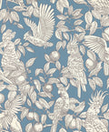 Talk about Cockatoos wallpaper by Langelid/von Bromssen - animals design in Blue