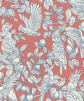 Talk about Cockatoos wallpaper by Langelid/von Bromssen - animals design in Red