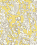 Talk about Cockatoos wallpaper by Langelid/von Bromssen - animals design in Yellow