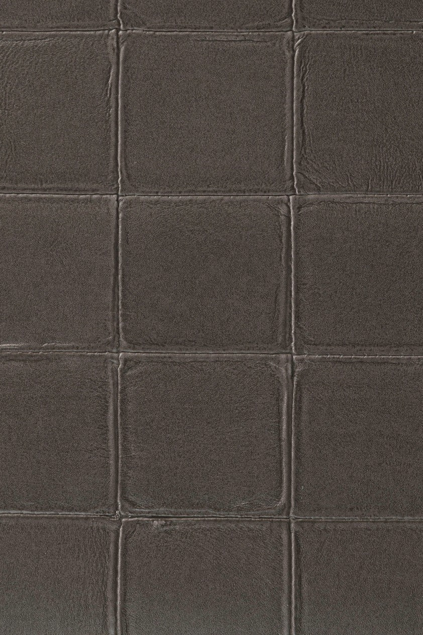 Alma by Arte wallpaper by Arte in Brown – Taupe – flat swatch of the padded leather pattern
