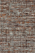 Aspero wallpaper by Arte in Brown – Blue Orange – flat swatch of the woven linen texture pattern