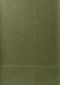 Campo wallpaper by Arte in Green (Olive) – flat swatch of the tiled leather pattern
