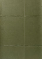 Campo wallpaper by Arte in Green (Olive) – flat swatch of the tiled leather pattern
