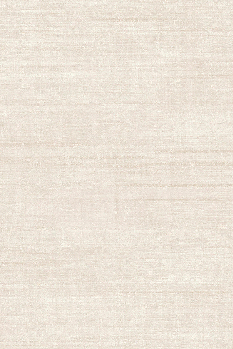 Canvas wallpaper by Arte in White (Eggshell) – flat swatch of the linen texture pattern