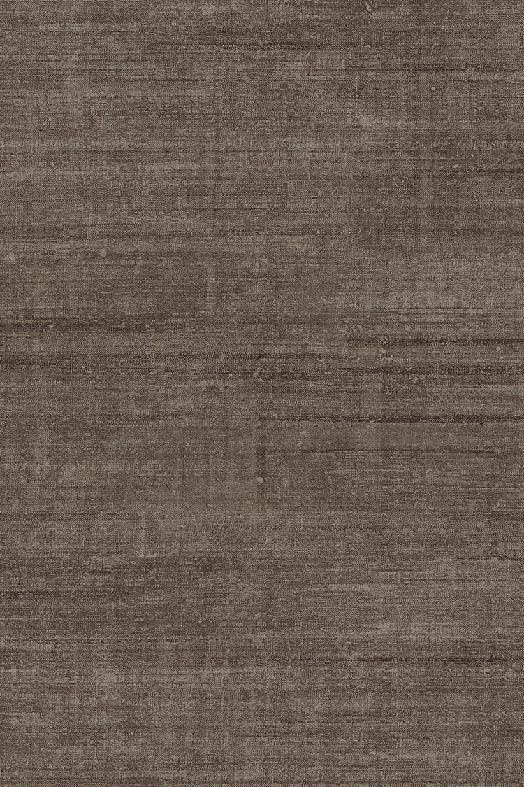 Canvas wallpaper by Arte in Brown (Aged Cedar) – flat swatch of the linen texture pattern