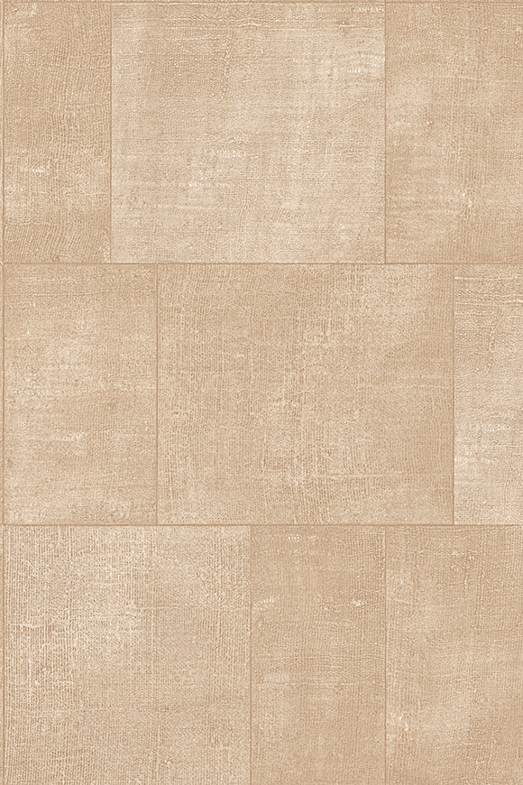 Cuadro wallpaper by Arte in Beige – Sand – flat swatch of the patchwork pattern