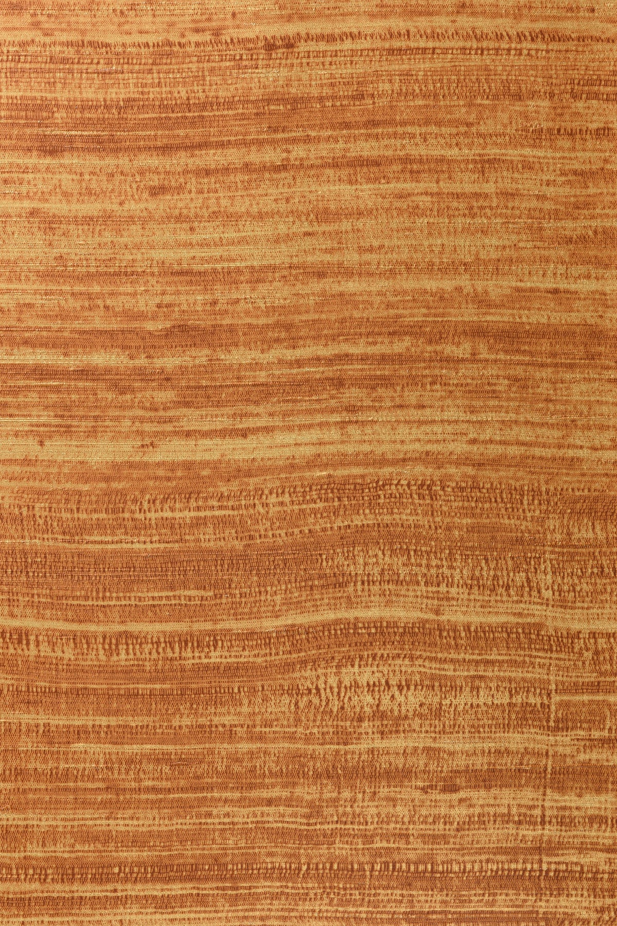 Eri wallpaper by Arte in Orange (Copper) – flat swatch of the open-weave silk texture pattern