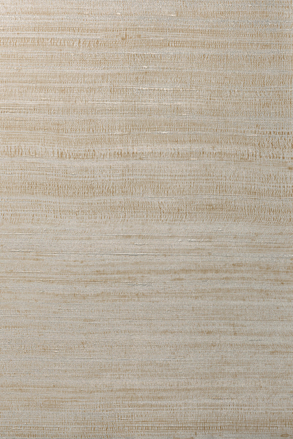 Eri wallpaper by Arte in Beige (Silver Sand) – flat swatch of the open-weave silk texture pattern