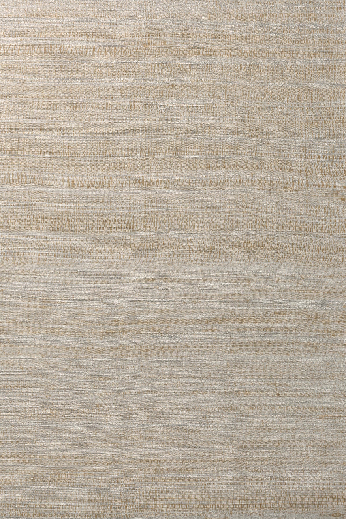 Eri wallpaper by Arte in Beige (Silver Sand) – flat swatch of the open-weave silk texture pattern