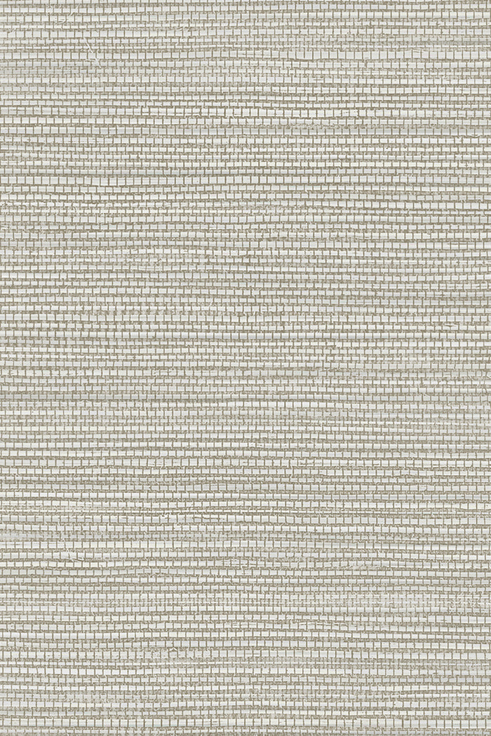 Marsh wallpaper by Arte in Beige – White Smoke – flat swatch of the woven grass texture pattern