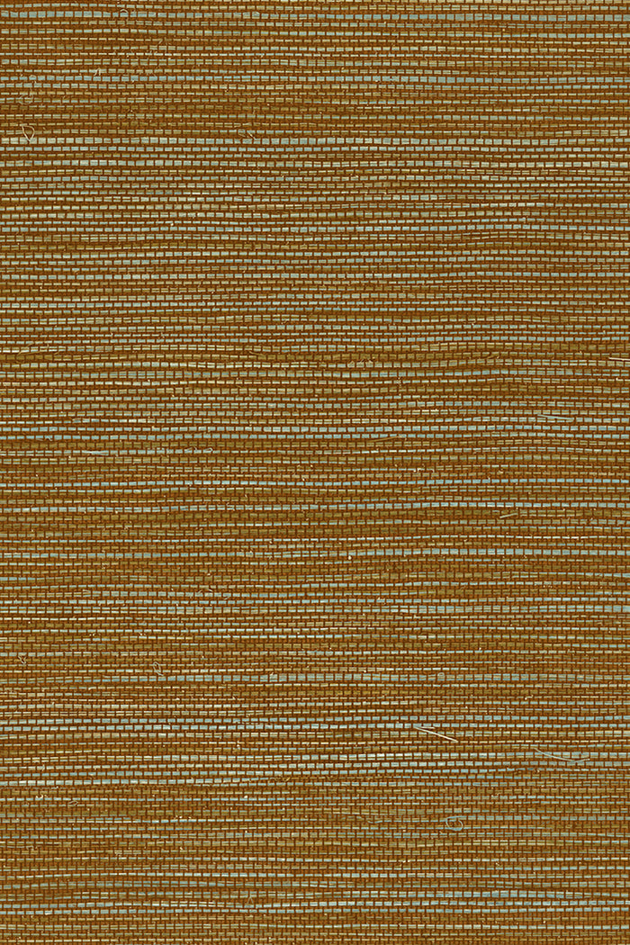 Marsh wallpaper by Arte in Gold (Mangrove) – flat swatch of the woven grass texture pattern
