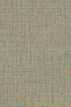 Nongo wallpaper by Arte in Beige – Blue Orange – flat swatch of the basket weave texture pattern