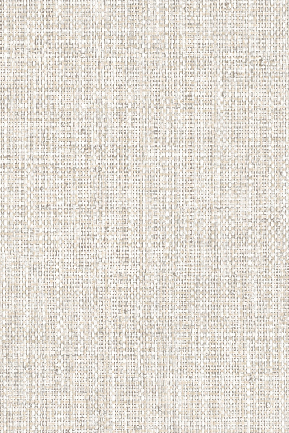 Nongo wallpaper by Arte in White – Washed (Washed White) – flat swatch of the basket weave texture pattern