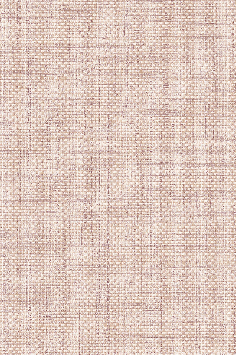 Puro wallpaper by Arte in Pink (Blossom) – flat swatch of the woven grass texture pattern