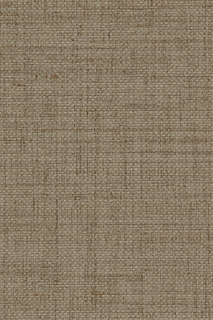 Puro wallpaper by Arte in Brown – Toffee – flat swatch of the woven grass texture pattern
